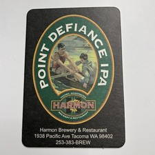 Cartão postal Harmon Point Defiance Craft Beer Coaster Tacoma Washington comprar usado  Enviando para Brazil