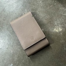 Auténtico reloj Rolex estuche de viaje cuero de becerro marrón topo segunda mano  Embacar hacia Mexico