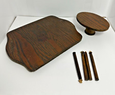 Mesa e banco para sala de jantar para casa de bonecas (precisa de reparo), usado comprar usado  Enviando para Brazil
