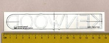 Aufkleber sticker kenwood gebraucht kaufen  Südlohn