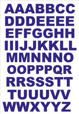 Alphabet adhesif bleu d'occasion  Cormeilles-en-Vexin