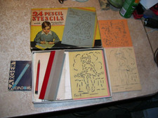 Vintage pencil stencils for sale  Viking