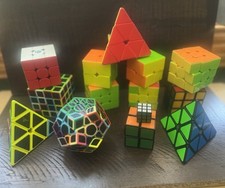 Lot rubiks cubes for sale  North Jackson