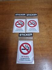 Vintage smoking stickers for sale  LINCOLN