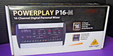 Mixer Digital Behringer Powerplay 16 P16-M com Caixa e Adaptador de Energia - Preto comprar usado  Enviando para Brazil