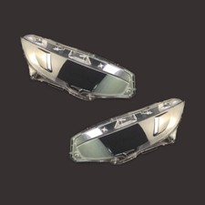 Par de Tampa de Farol Frontal Transparente Lente Farol Para Honda Civic 2016-2019, usado comprar usado  Enviando para Brazil