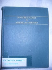 Used library book Notable Names in American History. Trivia contest material!! comprar usado  Enviando para Brazil