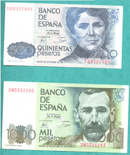 Billets espagnols anciens d'occasion  Mèze