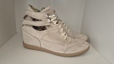 Size cream suede for sale  EASTBOURNE
