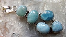 Larimar ketten anhänger gebraucht kaufen  Naumburg