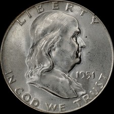 1951 franklin half for sale  Prince Frederick