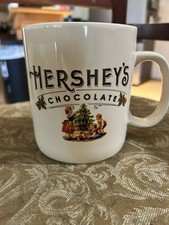 Caneca de chocolate Hershey’s Jumbo tamanho grande galeria café de Natal xícara de cacau quente, usado comprar usado  Enviando para Brazil