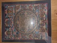 Thangka dipinto tela usato  Merate