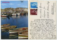 46645 - Garrucha - Puerto - Ansichtskarte, gelaufen 28.3.1980 comprar usado  Enviando para Brazil