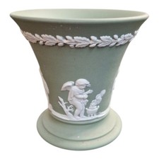 Wedgewood green jasperware for sale  SWANSEA
