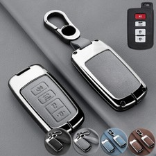 Capa chave de carro de couro liga de zinco para Toyota Highlander Prius Camry Corolla comprar usado  Enviando para Brazil