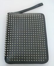 Christian Louboutin Capa iPad Gunmetal Couro Preto Cravado - Nova em folha - França  comprar usado  Enviando para Brazil
