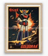 Vintage goldorak poster d'occasion  Paris-