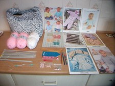 Knitting patterns baby for sale  CARDIFF