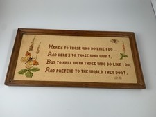 Vintage cross stitch for sale  Warner Robins