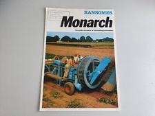 Ransomes monarch potato for sale  LOUTH