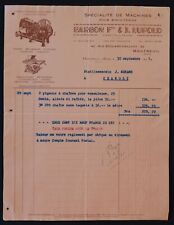 Billhead invoice montreuil d'occasion  Expédié en Belgium