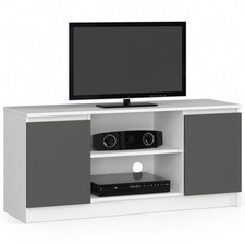 AKORD KOMODA RTV K120 2D 1P CLP BIAŁY / SZARY na sprzedaż  PL