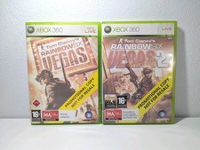 Xbox 360 - Tom Clancy's Rainbow Six Vegas & Vegas 2 cópia promocional rara (PAL) comprar usado  Enviando para Brazil