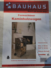 Kaminholzwagen bauhaus silber gebraucht kaufen  Duisburg
