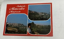 Cartolina saluti moncalvo usato  Genova