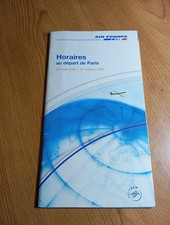 Air horaires 2001 d'occasion Air horaires 2001 d'occasion  Ivry-sur-Seine