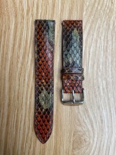 Tamanho 20mm/18mm, pulseira de relógio de couro/pele cobra multicolorida, pulseira personalizada comprar usado Tamanho 20mm/18mm, pulseira de relógio de couro/pele cobra multicolorida, pulseira personalizada comprar usado  Enviando para Brazil
