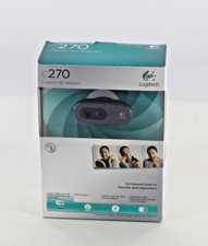 Nova (caixa aberta) Logitech C270 720p HD USB câmera webcam chamada de vídeo Skype zoom comprar usado  Enviando para Brazil