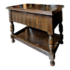 Antique oak sewing for sale  CREWE