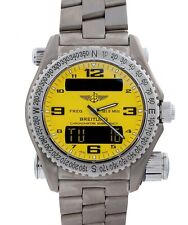 Usado, Relógio masculino Breitling Emergency E7632110/I500/138E titânio quartzo 43mm comprar usado  Enviando para Brazil