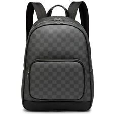Mochila masculina de couro elegante casual de grande capacidade bolsa de viagem bolsa de computador comprar usado  Enviando para Brazil