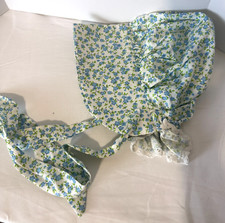 Calico floral bonnet for sale  Waxahachie