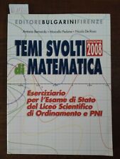Temi svolti matematica usato  Bracciano