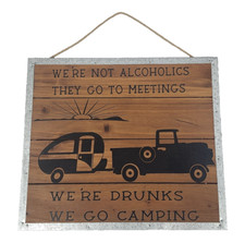 Funny camping sign d'occasion  Expédié en Belgium