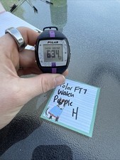 Relógio digital Polar FT7 unissex 38mm monitor de frequência cardíaca roxo nova bateria comprar usado  Enviando para Brazil