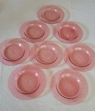 plate rose glass handblown for sale plate rose glass handblown for sale Norman