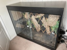 Black reptile vivarium for sale  UK