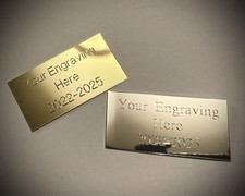 Placa de gravação 50mm X 25mm. 6 cores até 3 linhas de texto e 3 fontes comprar usado  Enviando para Brazil