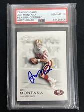 Usado, 2011 Topps Legends JOE MONTANA #50 San Francisco 49ers PSA 10 automático comprar usado  Enviando para Brazil
