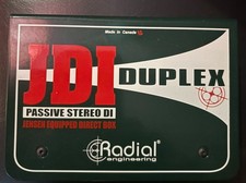 Radial JDI Duplex - Caixa direta passiva de 2 canais. Nunca usado! comprar usado  Enviando para Brazil