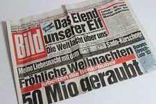 Bildzeitung 1992 dezember gebraucht kaufen  Lingen (Ems)