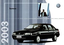 Volkswagen Santana car (made in Brazil) _2000 Prospekt / Brochure comprar usado  Enviando para Brazil