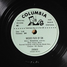 Bill monroe wicked for sale  Grants Pass