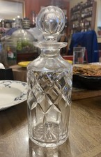 Pretty glass decanter for sale  DOWNHAM MARKET