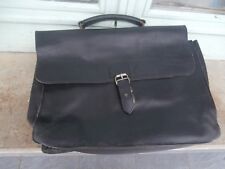 Serviette bureau cuir d'occasion  Étain